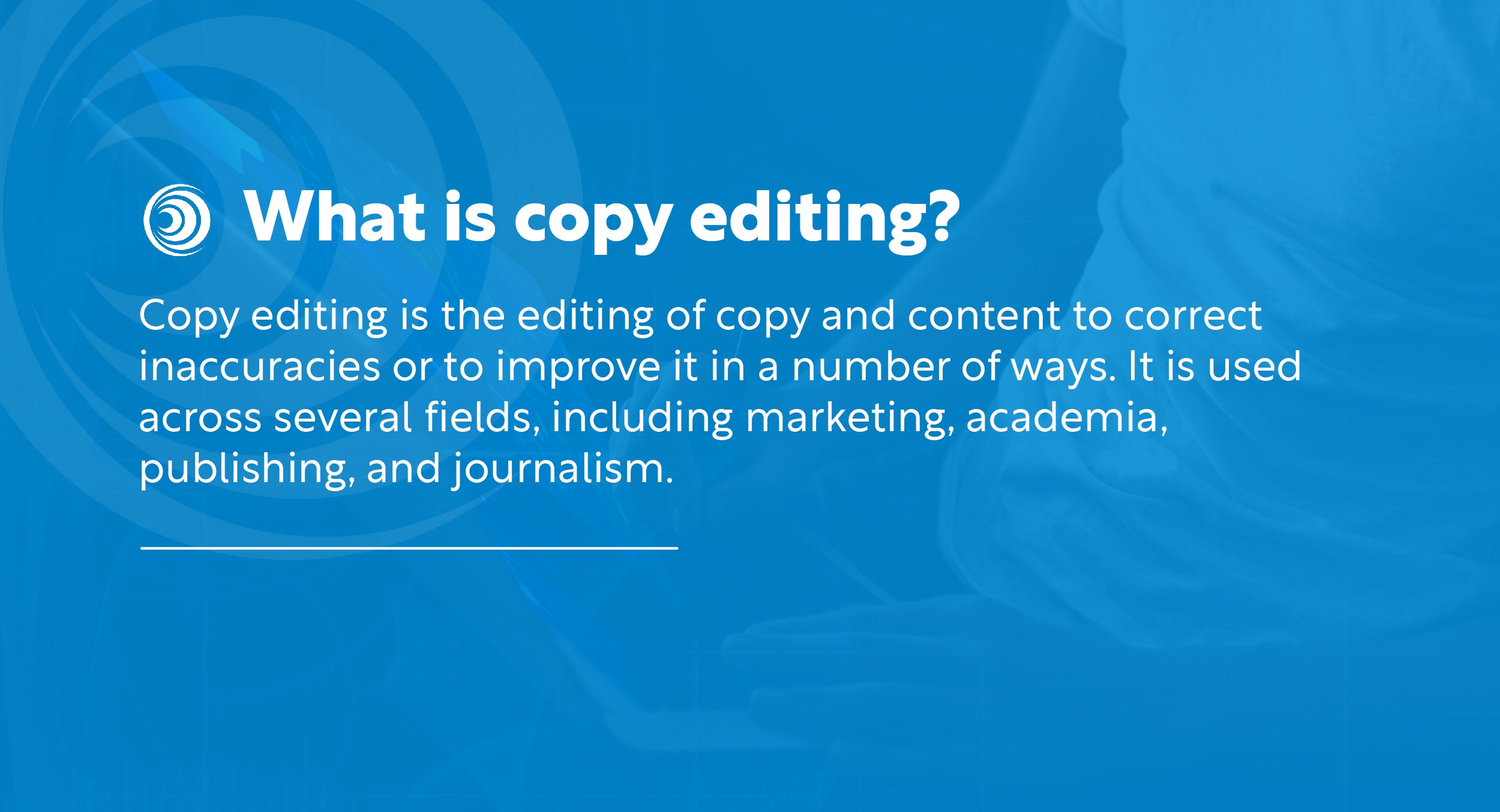 What is copy editing-1