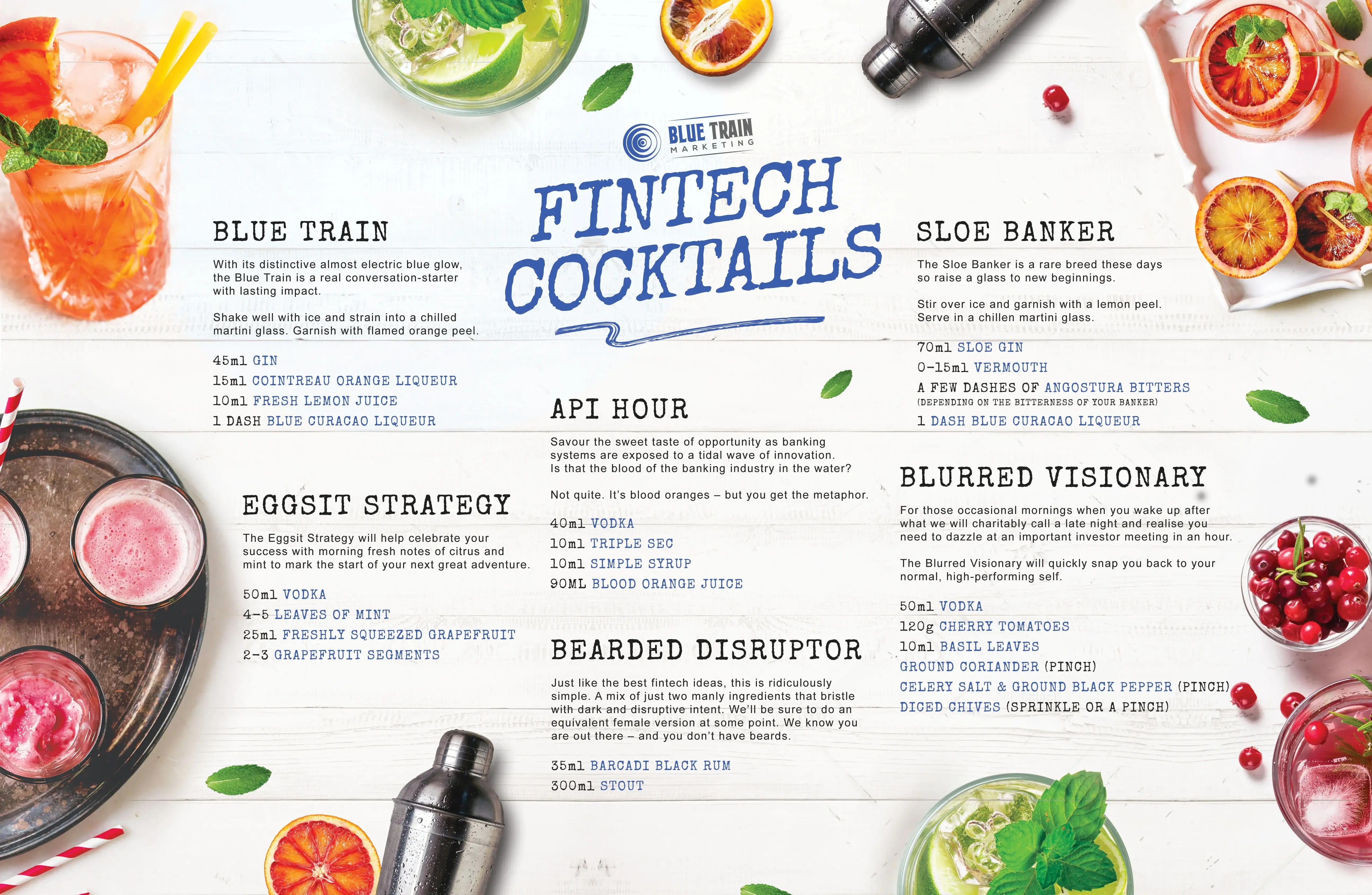 Fintech Cocktails – Classic Cocktails With A Modern Fintech Twist