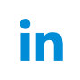 LinkedIn footer logo white, v1