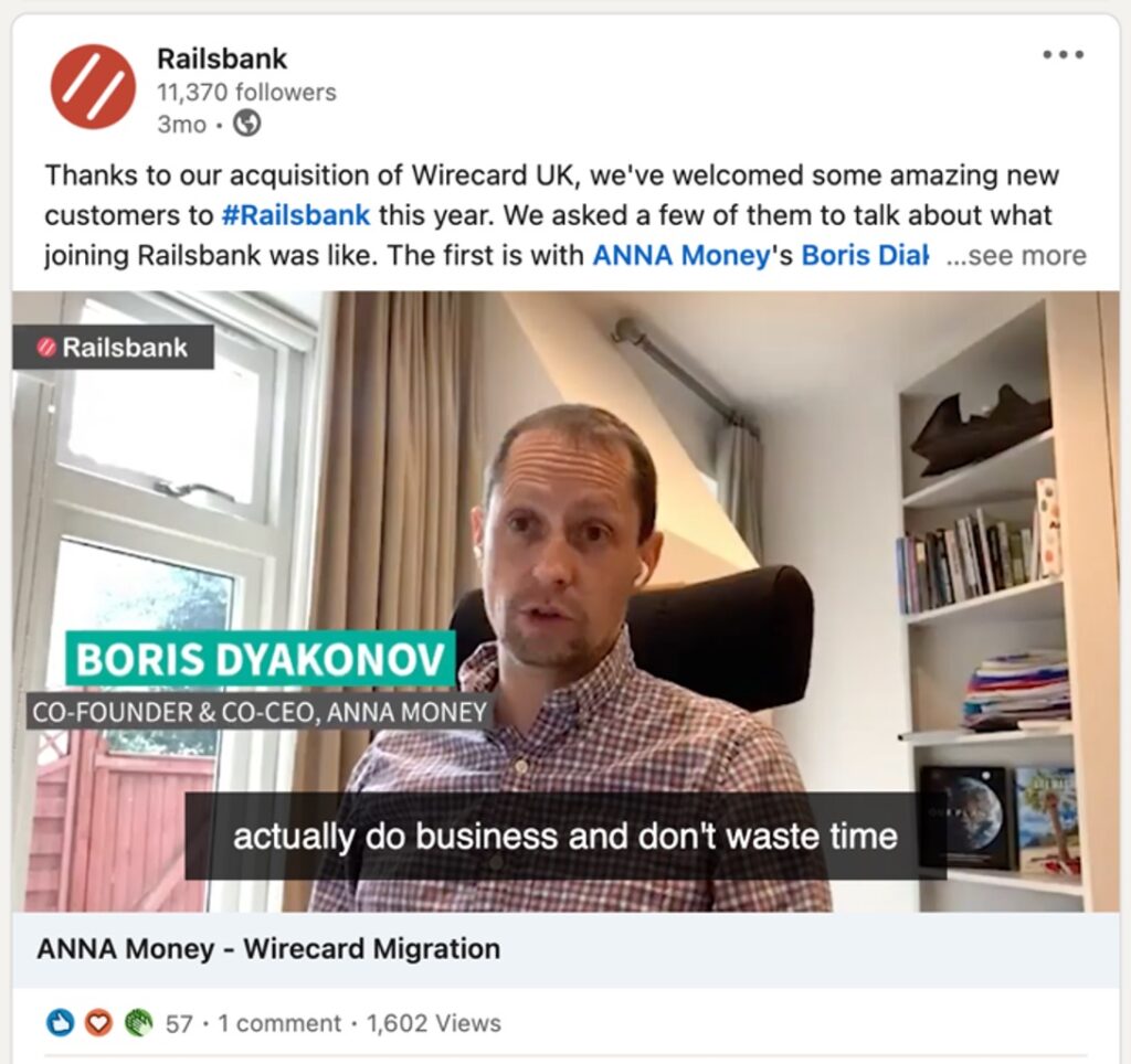 Railsbank ANNA Money
