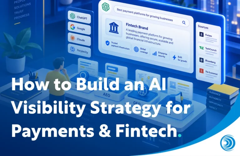 How to Build an AI Visibility Strategy for Payments & Fintech